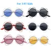 Для девочек Для мальчиков очки Дети Детские Дети цветов Металл Круглый Солнцезащитные очки UV400