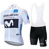 2020 Italia White Movist Cycling Jersey 20D Bike shorts ropa ciclismo masculino verão rápido seco