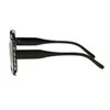 Atacado-7 Cores Quadrados Eyewear Frames Lente Moda Mulheres Oversized Square Sunglasses Up Clear Lens Óculos Óculos