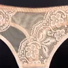 Sexy Gauze Lace G Strings Panties Low Rise Voir à travers la lingerie Femme sous-vêtements pour femmes Vêtements pour femmes vêtements