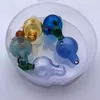 Colored Glass cactus UFO Carb Cap dome for glass bongs water pipes dab oil rigs Thermal P Quartz banger Nails