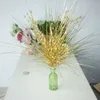 72 cm Fiore decorativo in plastica artificiale di Natale Fiore artificiale in oro Piante finte Festa in casa Mazzo di erba in plastica decorativa per capodanno