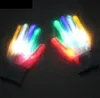 New arrival Halloween Christmas Ball Performance Props led Glowing Gloves Creative Colorful Flash Gloves Rainbow Fluorescent Gloves toys