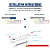 米国在庫8フィートLEDチューブT8 72W V字型および硬膜列二重面SMD2835 LEDライトチューブ25パックショップガレージの蛍光ランプの交換