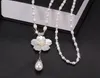 Collier de perle Chaîne de pull féminin longue fleur Perle Pendant Femmes039 PENDANT FASHIQUE4961268
