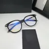Nuova montatura per occhiali rotondi vintage CHBlu di alta qualità unisex 49-19-143 per occhiali da vista importati tavola pura con custodia completa