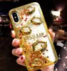 Luxury Plating Phone Case Fashion Quicksand 3D Sexiga läppar Kiss Soft TPU CAPA för iPhone 11promax och Samsung S20 Gratis DHL