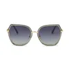 Top New 5 Color Men's Women's Polarizer Multilateral Fashion Solglasögon Mode Big Box Bländande Solglasögon För att skicka glasögon Väskor och lådor
