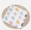 Baby muslin swaddle filt bomull sommar bad handduk nyfödda wraps plantskola sängkläder spädbarn swadding parisarc robes quilt 86 färger d7279