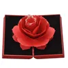 Шарм розовая цветочная коробка для дома украшения с очарованием высококачественной группы Love Ring (100 Language I Love You) Лучший подарок для друга