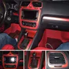 Volkswagen VW Scirocco / EOS İç Merkezi Kontrol Paneli Kapı Kolu Karbon Fiber Çıkartmalar Çıkartmaları Araba Styling Accessorie