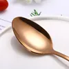 4Pcs Wedding Tableware Stainless Steel Set Rose Gold Flatware Sets Glossy Rose Gold Cutlery Sets wholesale