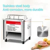 cortador de 110V 220V Meat rápida carne slicer elétrico slicer comercial rasgar máquina dicing automática de aço inoxidável peças cortadas