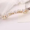 Mode européen USA Hot vente de luxe de cristal perle fleur forme d'étoile Pins cheveux femmes Barrettes