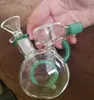 mini Bong de vidro Tamanho da junta 14,4 mm com tigela favo de mel Perc Cachimbos de água para fumar Duas funções Dab Rigs em estoque Cachimbos de água