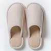 2019 new cotton slippers female winter home non-slip men's autumn and winter warm