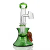 Dab rig Thick Glass Water Bongs Hookahs Smoking Glass Pipes Beaker Bong Oil Rigs with 14mm Banger