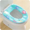 Pedestal Pan Flannel Cushion Pads Winter Warmer Soft Toilet Seat Cover Use In O-shaped Flush Comfortable Toilet Bathroom Products DH0460