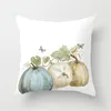 Thanksgiving Pillow Case Farmhouse Fall Throw Pillowcovers Autumn Harvest Halloween Pumpkin Printed Pillow Cushion