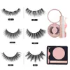 5 Eyelashes magnéticos Natural cílios postianos ímã cílios Líquidos Magnéticos Eyeliner Magnetic Cílios Falso Tweezer J173