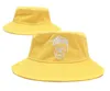 Mode-Leder-Eimer-Hut für Frauen der Männer faltbare Fischen schwarze Kappen Fischer Beach Sun Visor Verkauf Folding Man Bowler Cap