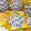 여성 미용 레이저 상자를위한 새로운 자연 가짜 속눈썹 10 쌍 밍크 속눈썹 볼륨 두꺼운 속눈썹 무성한 십자 가짜 속눈썹