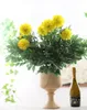 Decorative Flowers & Wreaths Fake Plant Artificial Floral Rose Leaf Foliage Home Wedding Decoration1