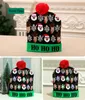Christmas Decorations Hats With LED Light Soft Knitted Hat Santa Snowman Reindeer Adult Kids Xmas Party Cap Decor1