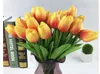 Real Touch Tulip Artificielle PU Fleurs De Bouquet De Simulation Pour La Maison Mariage décoratif fleurs 50pcs / lot G725