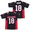 Männer Paul Crewe 18 Longest Yard Mean Hine Jersey Fußball Film Uniformen Full Ed Team Schwarz Größenmischungsauftrag S-3XL