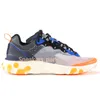 New Undercpver X القادم React Element 87 Men Runing Shoes Blue Chill Solar Bule Anthracite Black Sport Sneakers 36-45