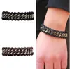 Leather tide male student bracelet European and American jewelry fashion simple DAB410 Slap & Snap Bracelets jewelry bracelet