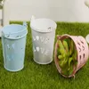 Nieuwe Holle Liefde Draagbare Mini Tin Bucket Tafel Top Kwaliteit Blikemmer Bruiloft Decoratie Party Souvenirs Gift Embs