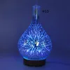 3D Feuerwerk LED Nachtlicht Luftbefeuchter Glas Vase Form Aroma Ätherisches Öl Diffusor Nebel Maker Ultraschall Luftbefeuchter Geschenk