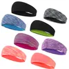 Neues Schweißband Hochelastisches Yoga-Stirnband Sport-Haarband Damen Baumwolle geknoteter Turban-Kopf Warp-Haarband Breites elastisches Stirnband Sport