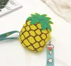 Kinderen avocado aardbei ananas cartoon tassen baby meisjes mini prinses tas childrens Één schoudertas meisjes munten Slicone Crossbody tas