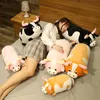 new giant animal cow lying pillow cute soft ox calf plush toy big pillow for children girl gift decoration 80cm 110cm DY508489645622