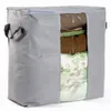 Składany torba do przechowywania na ubrania kołdra pokrywa pyłu szafy Organizer Box Etui Zip
