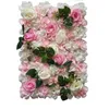 Decoratieve bloemen kransen kunstmatige muurdecoratie 24 "x16" zijden bloempanelen voor thuisfeest bruiloft BACGDROP decor