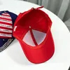 Fashion luxury designer split color US flag glittering sequins summer baseball ball caps youth travel men women hats7167097