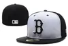 2020 Tam Siyah Renkli Yeni Red Sox, Düz Şapkalar Kırmızı B Mektup İşlemeli Kapalı Kapaklar Hip Hop Tasarım Tek Parça 2104468