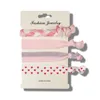 Nieuwste Stijl Tropical Rainy Flower Hairbands Dames Mode Accessoires Flamingo Knoopt Elastische Haar Ties Meisje Hoofdband 5pcs / Card