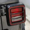 Światła samochodu Lampa Czarny Lampa Światła Ogniowa Dekoracja Pokrywa (żelazo) dla Jeep Wrangler Jl 2018+ Auto Akcesoria wewnętrzne