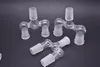 grossist två funktioner dubbel skål Glasadapter adapter vattenrökbong bubblarpipa för vattenoljeriggbong