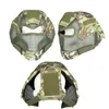 Airsoft de ar ao ar livre Tactical Máscara Protection Gear V7 Mesh de aço de aço de metal Face completa no03-010