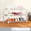 3/4/5/6/8 Layers Dustproof Assemble Shoes Rack DIY Home Furniture Non-woven Storage Shoe Shelf Hallway Cabinet Organizer Holder Y200429