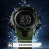 Reloj Digital SKMEI para deportes al aire libre, reloj despertador resistente al agua para hombre, reloj de pulsera con visualización semanal, relojes luminosos erkek kol saati 1475276M