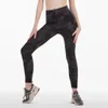 LU Pantaloni sportivi da donna tinta unita a vita alta Pantaloni da yoga Abbigliamento da palestra Leggings Elastico Fitness Lady Completi completi Collant Allenamento WY1013