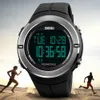 SKMEI Nya Mens Sports Watch Pedometer Calorie Vattentät Digitala Klockor Mode Elektronik Armbandsur Reloj Hombre