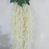 5pcs 100cm Konstgjord hängande blomsträng för växtvägg Bröllopslandskap Archway rekvisita Home Hotal Office Bar Dekorativ